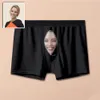 Modello senza cuciture Stampa 3D personalizzata Regalo Po Intimo uomo morbido Immagine Pantaloni boxer da uomo Mutande comode e traspiranti Personalizza 240222