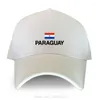 Ball Caps Paragwaj baseball czapka z flagą mężczyzn bawełniany kapelusz kobiety unisex szczyt