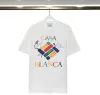 XLT T-shirts pour hommes Tall Mens Designer Casablanca T-shirt Fashion Men T-shirts décontractés