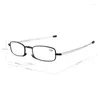 Sunglasses Frames Portable Folding Reading Glasses Anti-Blue Presbyopic Women Men With Case Eyeglasses Elderly Eyewear