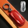 SMART KEY COVER FOB LEATHER CASE CAR KEYING HOLDER SCAL FÖR GEELY TUGELLA 2020 BOYUE ATLAS PRO GILI TUGELLA