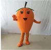 2024 new Tasty Orange Loquat Mascot Costume Halloween Christmas Cartoon Character Outfits Suit Advertising Leaflets Clothings Carnival Unisex Adults Outfit