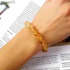 Perlé 5A Citrine pierre de richesse Bracelet hommes jaune Creastly énergie positive perles bracelets pour femme énergie guérison bijoux Pulsera YQ240226