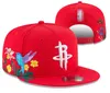 Houston "Rockets''Ball Caps Casquette 2023-24 unissex moda algodão boné de beisebol snapback chapéu homens mulheres chapéu de sol bordado primavera verão boné atacado A11