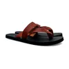 Sandálias flip flops para homens no verão personalizado antiderrapante casual moda tendência de borracha wearable chinelos exteriores chinelo masculino