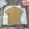 Populaire kinderen POLO shirt zomer t-shirt baby T-shirt maat 100-150 Logo diepdruk knop afdrukken jongen korte mouw katoenen revers T-shirts voor meisjes 24Feb20