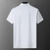 mens polo camisa designer polos camisas para homem moda foco bordado cobra garter pequenas abelhas impressão padrão roupas roupas tee preto e branco mens t shirt001