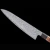 Coltelli da cucina Coltello Gyutou da 10 pollici 67 strati Damasco VG10 Acciaio affilato per affettare Sushi Prosciutto Mannaia Sashimi Pesce Chef Longquan Coltelli da cucina Q240226