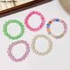 Beaded White Jade Bodhi Gradual Color Beaded Bracelet for Women Men Lucky Prayer Beads Bracelets Gradient Imitation Jade Stone Bracelet YQ240226