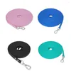 Colliers de chien 9.2M PVC longues laisses chat étanche Traction plomb corde couleur bonbon extérieur court laisse pour animaux de compagnie bleu Rose rouge jaune