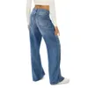 Fashions Hilovable Cat Whiskered Monkey Lose Wide Ben Jeans för kvinnor