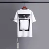 Męskie koszulki T Shirt Projektanci Womens Offs Loose Tees Man Casual Luxurys Odzież Krótkie szorty Rękawowe Polos