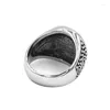 Cluster Ringe Om Symbol Buddhismus Zen Kunst Ring Edelstahl Schmuck Classic Tribal Indien Yoga Biker Herren Großhandel SWR0890A