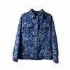 Men's Jackets Designer Mens Coats 24ss mens women designers denim paris Jacquard letter fabric clothes streetwear Outerwear long sleeve men Clothing purple KTXI