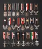 10 stuksslot Gemengde Accessoires Koninklijke Preppy Marinestijl pin broche badge borduren epauletten kwastje broche militaire badge4098995