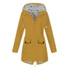 Женские куртки 2024, осенняя женская длинная куртка, пальто, ветрозащитный, непромокаемый плащ с капюшоном, легкая ветровка с капюшоном, легкая ветровка, S-5XL