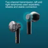 TWS Bluetooth5.1 Kablosuz Kulaklıklar Su geçirmez Dokunmatik Kontrol Kablosuz Kulak İçi Kulaklıklar Spor Oyun Kulaklığı Tip-C
