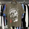 Hellstar Shirt Pattern Men Hip Hip-Hop Graffiti Summer Fashion T-Shirt Women's Top Cotton T-Shirt Polos Short Sleeved