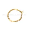 Bracciale cubano universale geometrico da uomo e da donna con confezione indipendente Bracciale coreano coreano in stile semplice in oro