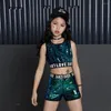 Ensembles de vêtements Lolanta 2pcs / 4pcs filles Jazz Street Dance Costumes modernes Sequnines Hip Hop Stage Performance Wear 4-16 ans