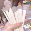 10st Makeup Brush Set Makeup concealer Brush Blush Loose Powder Brush Eye Shadow Highlighter Foundation Brush Beauty Tools 240220