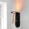 Vägglampa hymela flamma lätt eld skugga sconce 3w 4000k kreativ atmosfär el vardagsrum sängkläder dekor