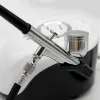 Machine Airbrush Gun With Compressor Facial Cleansing Firming Skin Nail Art Oxygen Cake Art Spray Målning Lyft Rynka rynka