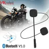 Luidsprekers 2022 Nieuwe VR Robot Bluetooth 5.0 Moto Helm Headset Draadloze Handsfree Stereo Oortelefoon Motorhelm Hoofdtelefoon MP3 Speaker