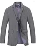 Men's Suits 2024 Four Seasons Business Casual Loose Striped Single Row Two Button Suit Blazers Plus Size XL-8XL Top Clothes