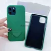 Cell Cases 15 Mini Pro Max Case Designer for 14 Plus 11 8 7 6 SE2 SE3 Luxury PU Leather Covers Fundas Shells Coque Velvet Lining Green 240219