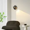 Wall Lamps Minimalist Nordic Full Spectrum Lamp Eye Protection Study Night Rotatable Bedroom Anti Blue Light Bedside