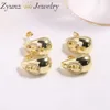 Stud 5 pairs fashionable copper zircon Jesus and Virgin Mary earrings droplet shaped screw earrings female religious jewelry gifts J240226