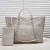 Kvinnor Tote Bag Handväskor Totes Luxury Handbag Designer Väskor Fashion Beach CC CC CH STORA KAPITALKLASSISK CLASSIK CANVAS TRAVER DENIM BACKPACKS CK34