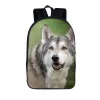 Sacs 13/16 pouces cool wolf sac à dos féminin masculin pour adolescents pour adolescents filles sac à dos enfants