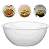 Dinnerware Sets Salad Bowl Restaurant Container Household Plastic Pots Clear Cutlery Party Basin Bowls Dessert Dish Thicken Selection