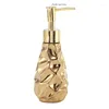 Badtillbehör Set Creative Golden Ceramic badrum Tandborstehållare Soap Dispenser Box Decoration Accessories Storage Tray