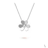 Pendant Necklaces Fourleaf Clover Necklace Female Steel Lucky Grass Clavicle Diamond Gold For Women Mens Tennis Chain Rose Drop Deli Dhvwd