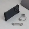 MINIMALISTISCHE Frameloze telefoonhoes voor iPhone 13 14 15 Ultradunne ruimtevaartkwaliteit Randloos Pro Promax Plus 15Plus Camerabescherming Slanke metalen aluminium schelpen Mat
