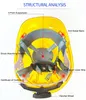 Casque de sécurité Transparent pour les travailleurs de la Construction, casque de protection pour le travail en géologie, casquette de cyclisme pour l'escalade en plein air, 240223