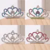 Pinces à cheveux Mini diadème princesse couronne peigne accessoires de Costume 12 dents peignes latéraux pour fête filles enfants ML