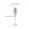 Wine Glasses Champagne Flutes Glasse Plastic Dishwasher-safe White Glass Restaurant Beer Whiskey Drinkware