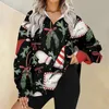 Bluza bluzy damskiej Bluza unikalna kaptura pullover zestaw mody długie rękawy świąteczne bluzy ropa para mujer