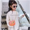 Purse Korean Fashion Girls Animal Slung Cartoon Cloth Personality Foreign Style Little Princess One Shoder Zero Bag Mini Pearl Child Dhr54