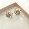 French Cute Cat Claw Natural Shell Pearl Earrings Sweet and Cool Princess Necklace Fashion Light Luxury Charm Jewelry Trend