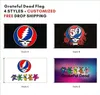 Benutzerdefinierte Digitaldruck beliebte Grateful Dead Dancing Bears Flagge 3x5 Fuß Indoor Outdoor Rock Banner dekorative Hausflaggen Banner2916160118