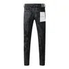 Men S Jeans Purple Brand American Coating Texture Personalized Fashion Trend High Quality