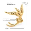 Brooches Wuli&baby Stainless Steel Swallow For Women Unisex 2-color Lovely Dancing Bird Party Casual Brooch Pins Gifts 2024226