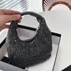 Top quality Diamond handbag Heavy Industry Crystal Hot Diamond Banquet bags designer shoulder bags for women Chest pack fashion Dinner bags purse Wrist strap bags