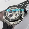 Luxury Audemar Pigue Watches Royal Oak Offshore Series Automatic Mechanical Diving Waterproof Ceramic Steel Rubber Belt Date Timing Display Watches Mens Wa FUN N3