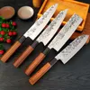 Kök knivar smide stål kock kniv kök sushi knivar skarpa japanska nakiri kniv klyver skivning verktyg kniv matlagning skärverktyg Q240226